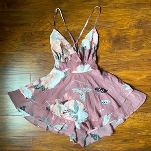 Windsor Floral Romper XS NWT
